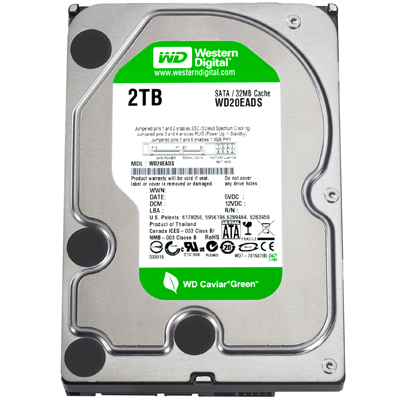 Western Digital Caviar Green 2TB + Free Film