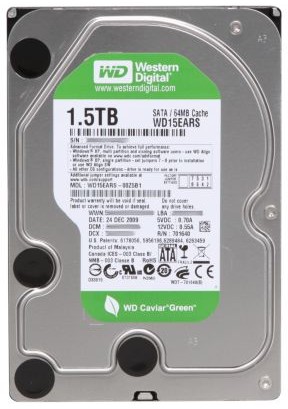 Western Digital Caviar Green 1.5TB + Free Film