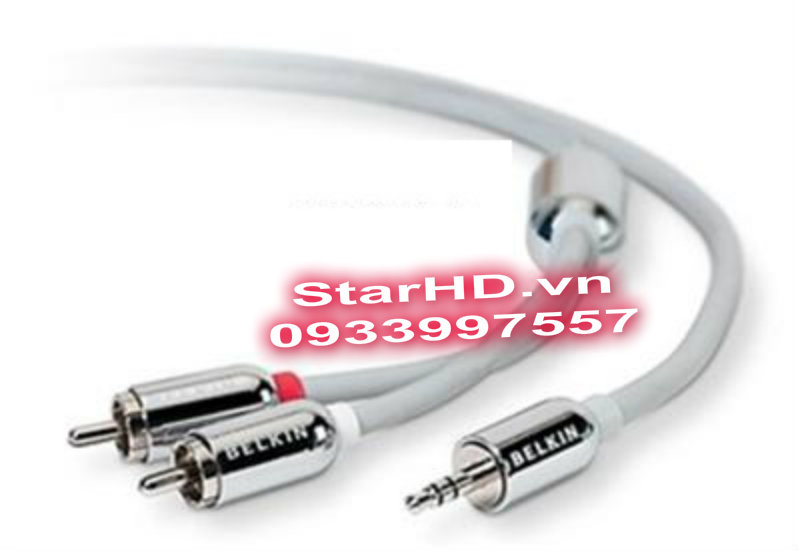 Dây AV Belkin 3.5mm ra 2 bông sen