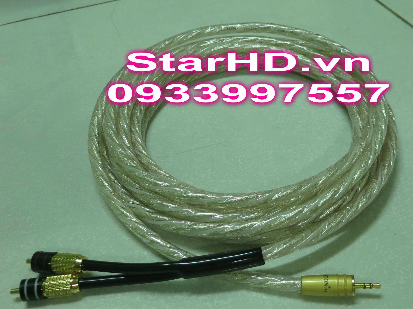 Dây Liton Bạc 3.5 to RCA