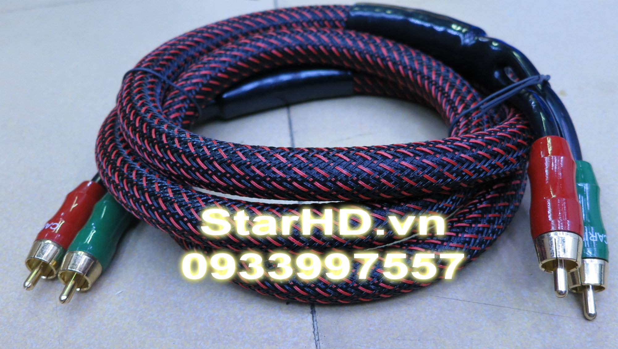 Dây AV Caries ( bọc đầu Jack )