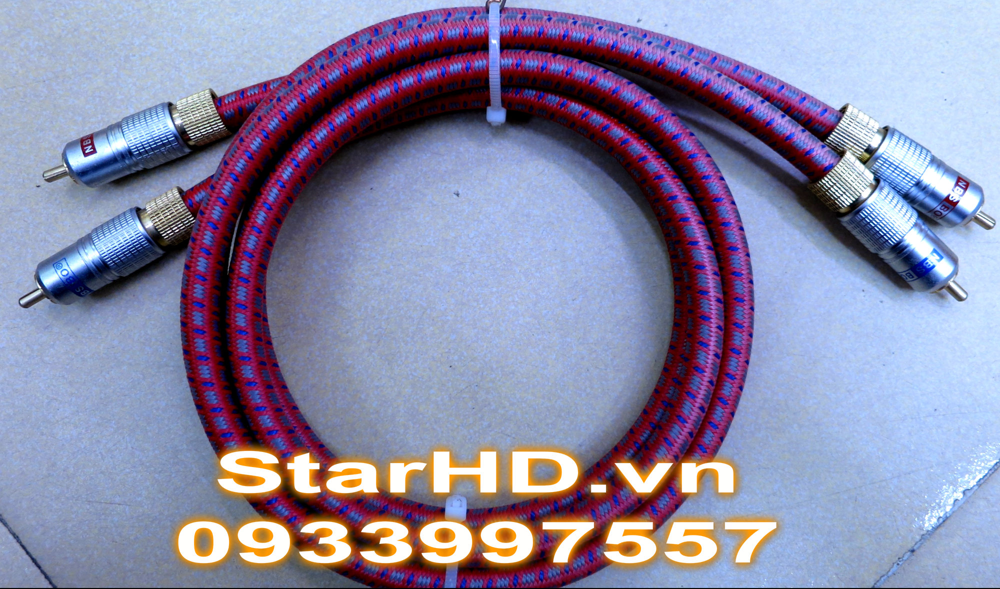 Dây AV NBS ( bọc dù đỏ)