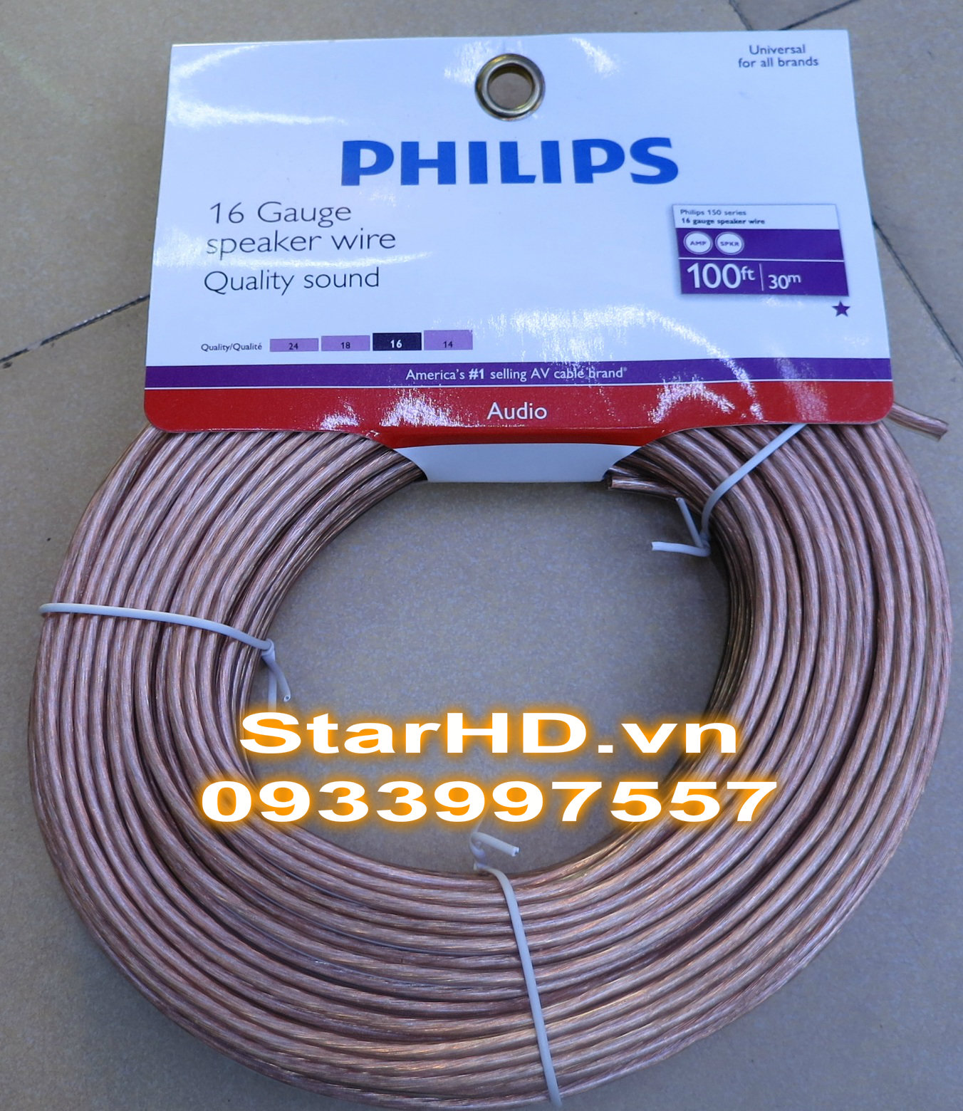 Dây loa Philips (30m)