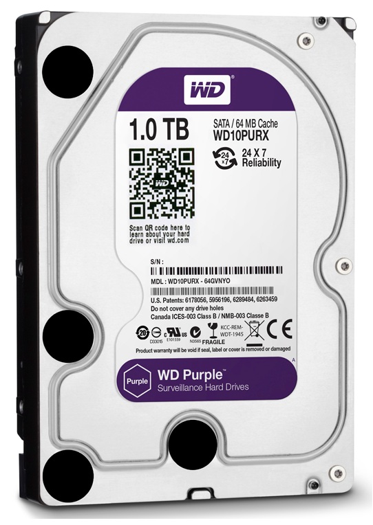 Western Purple 1TB + Free Film