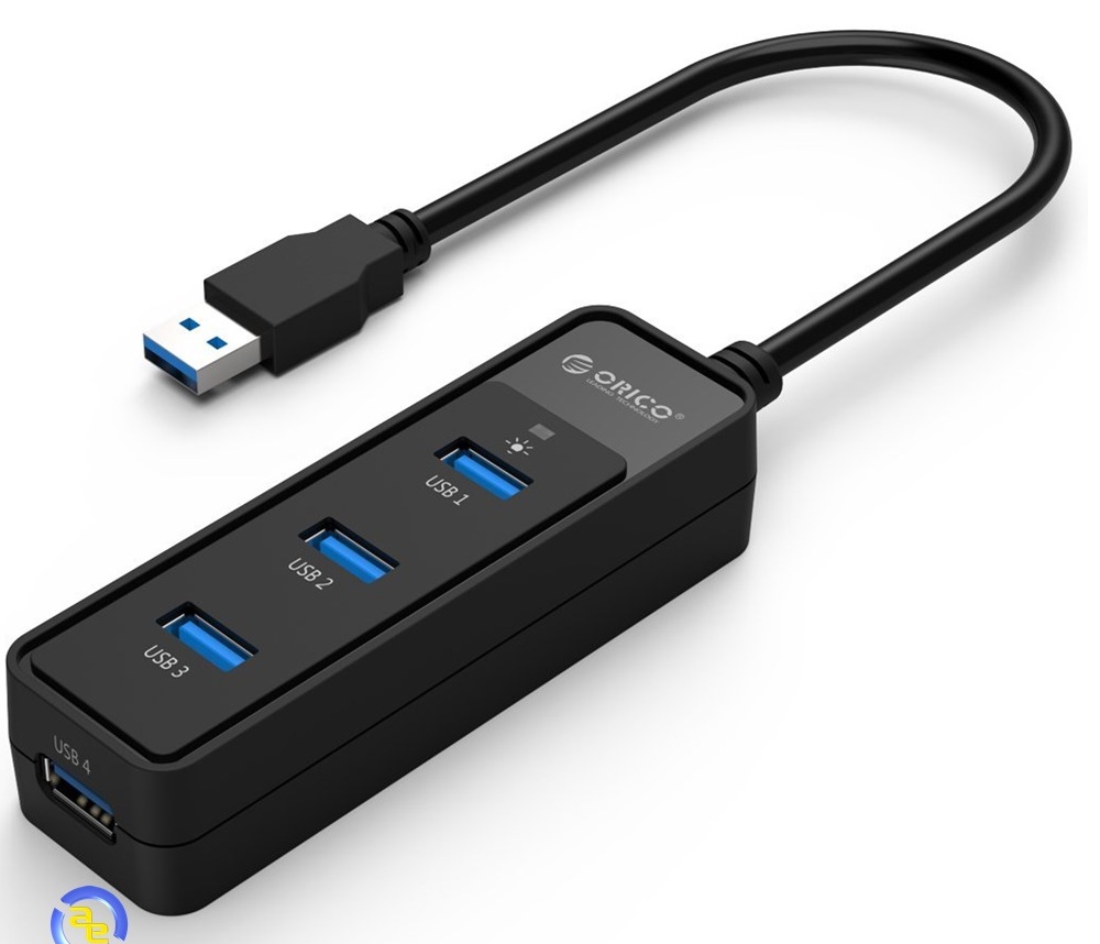 Bộ chia ORICO W5PH4 4 Port USB 3.0 ( Trắng - Đen )