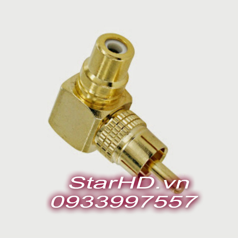 Jack nối 1 RCA đực ra 1 RCA cái